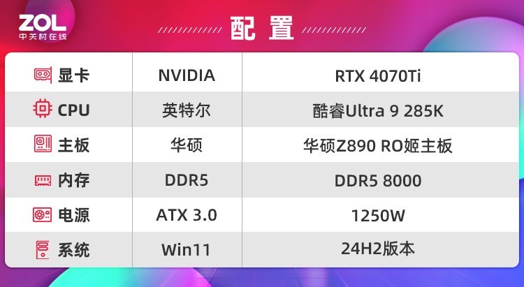华硕Z890 RO姬主板评测 一键超频太好用了