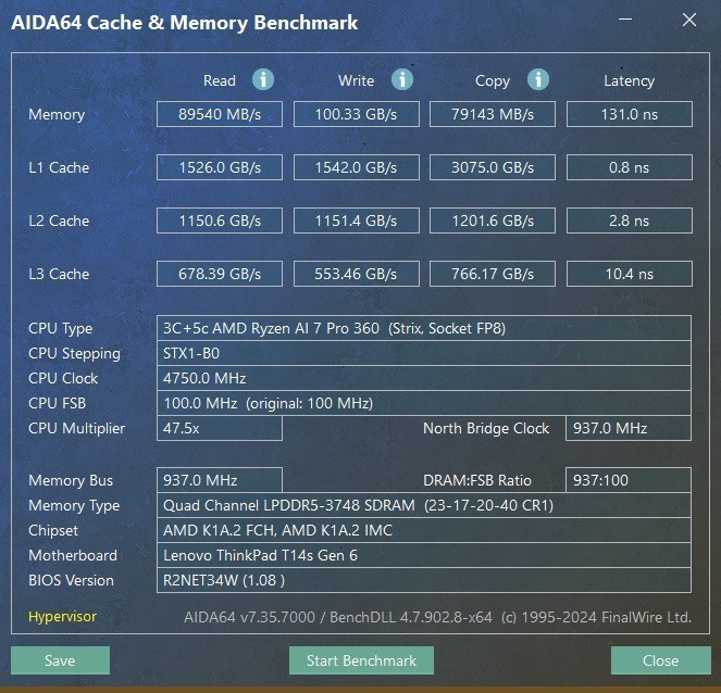高效又安全的办公神器！ThinkPad T14s AI 2024锐龙版性能怎么样？