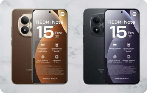 REDMI Note15系列全球版提前开售 价格配置一览无余 REDMI Note15系列全球版提前开售 价格配置一览无余