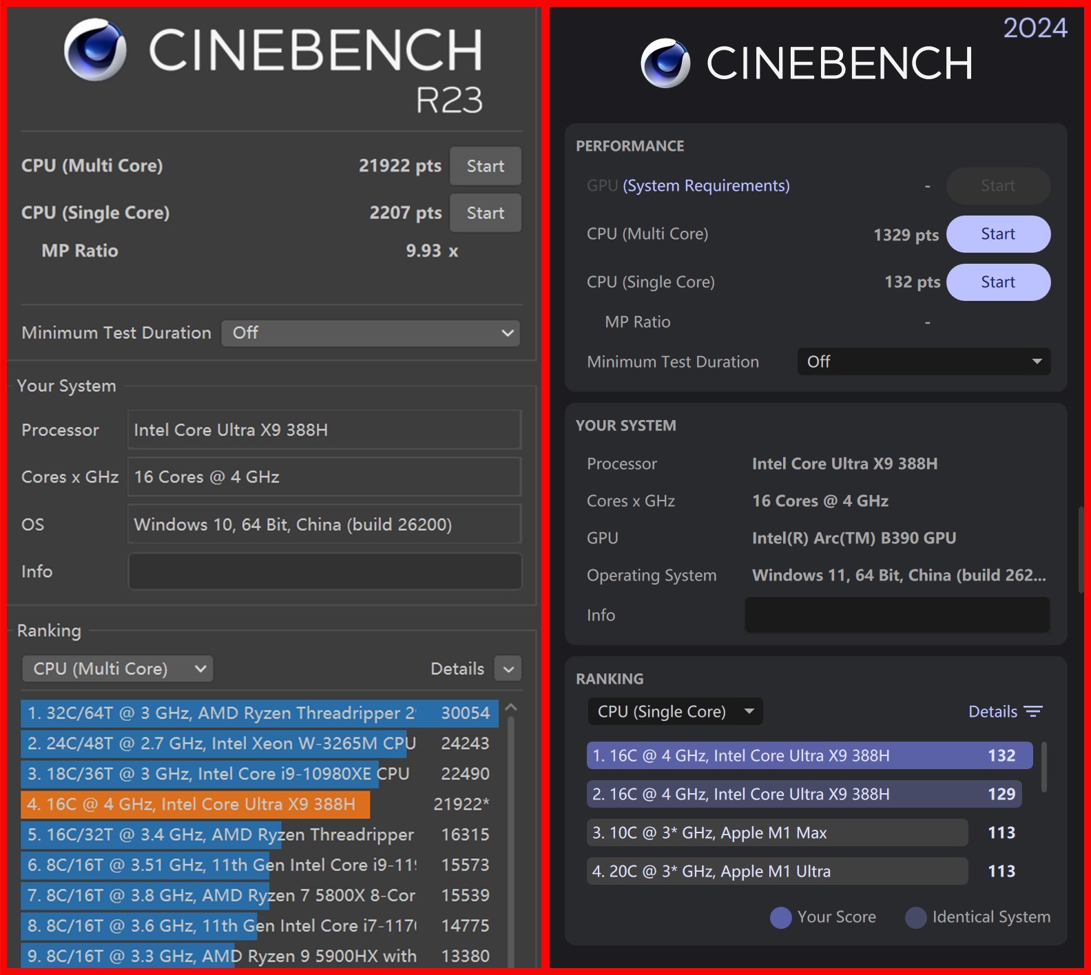 相当完美的新一代移动级处理器!英特尔酷睿Ultra X9 388H首测