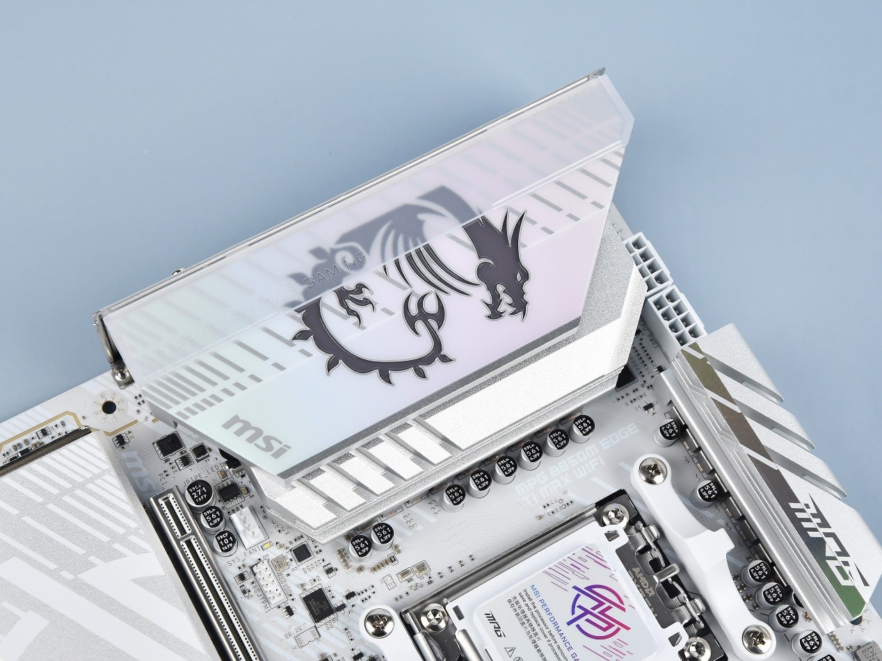 微星MPG B850M EDGE TI MAX WIFI主板评测:银白刀锋战力拉满