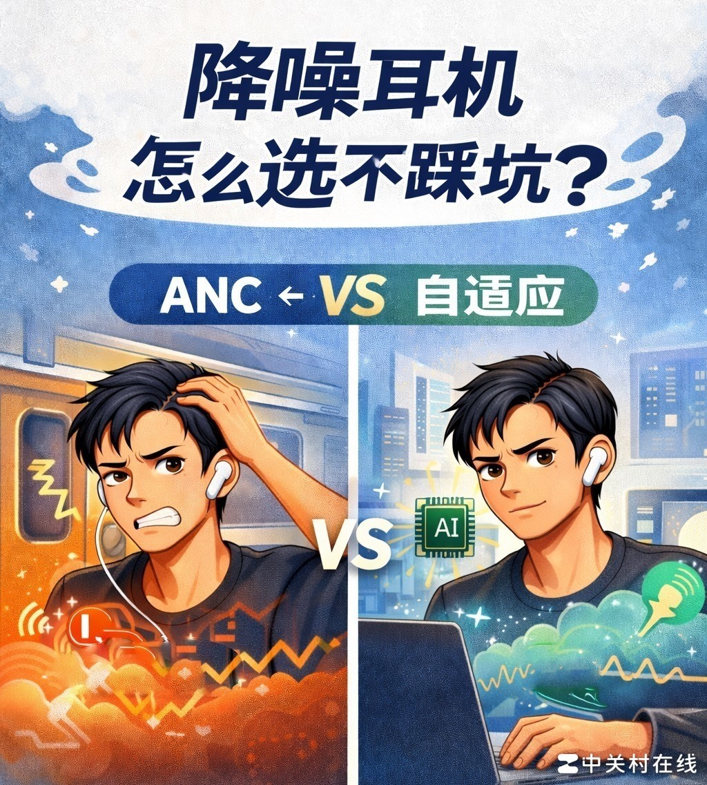 ANC降噪vs自适应降噪:区别在哪?怎么选?一次讲清楚