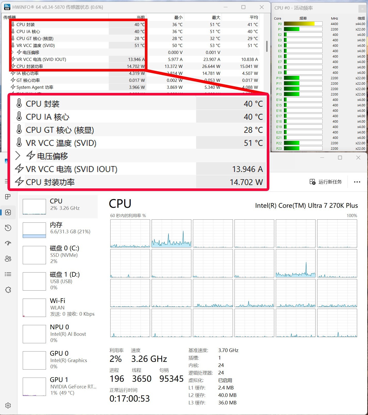 酷睿Ultra 7 270K/5 250K Plus处理器首测：多核、游戏、渲染性能暴增