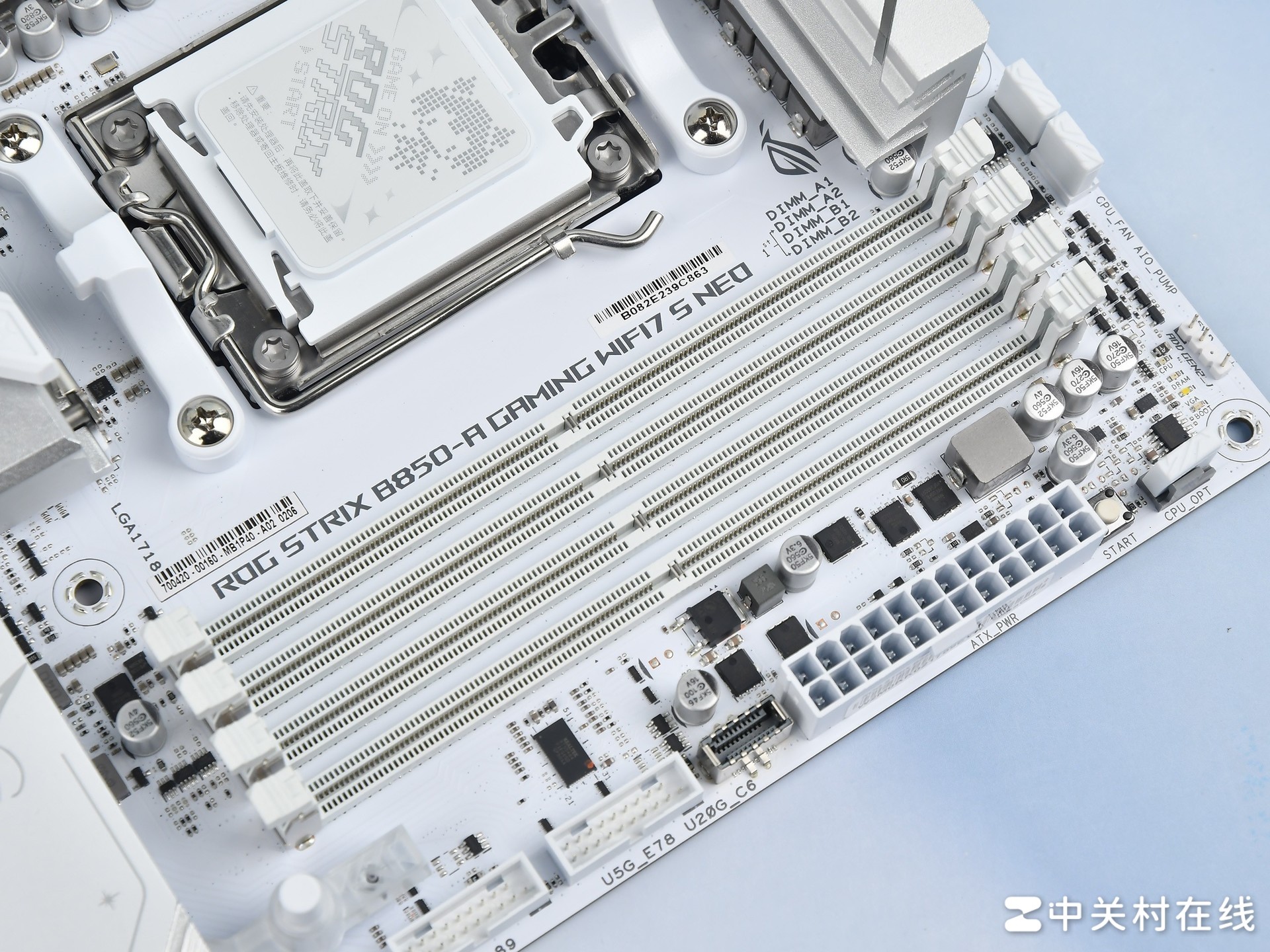 华硕ROG B850吹雪S NEO评测 二次元白色主板还得看吹雪